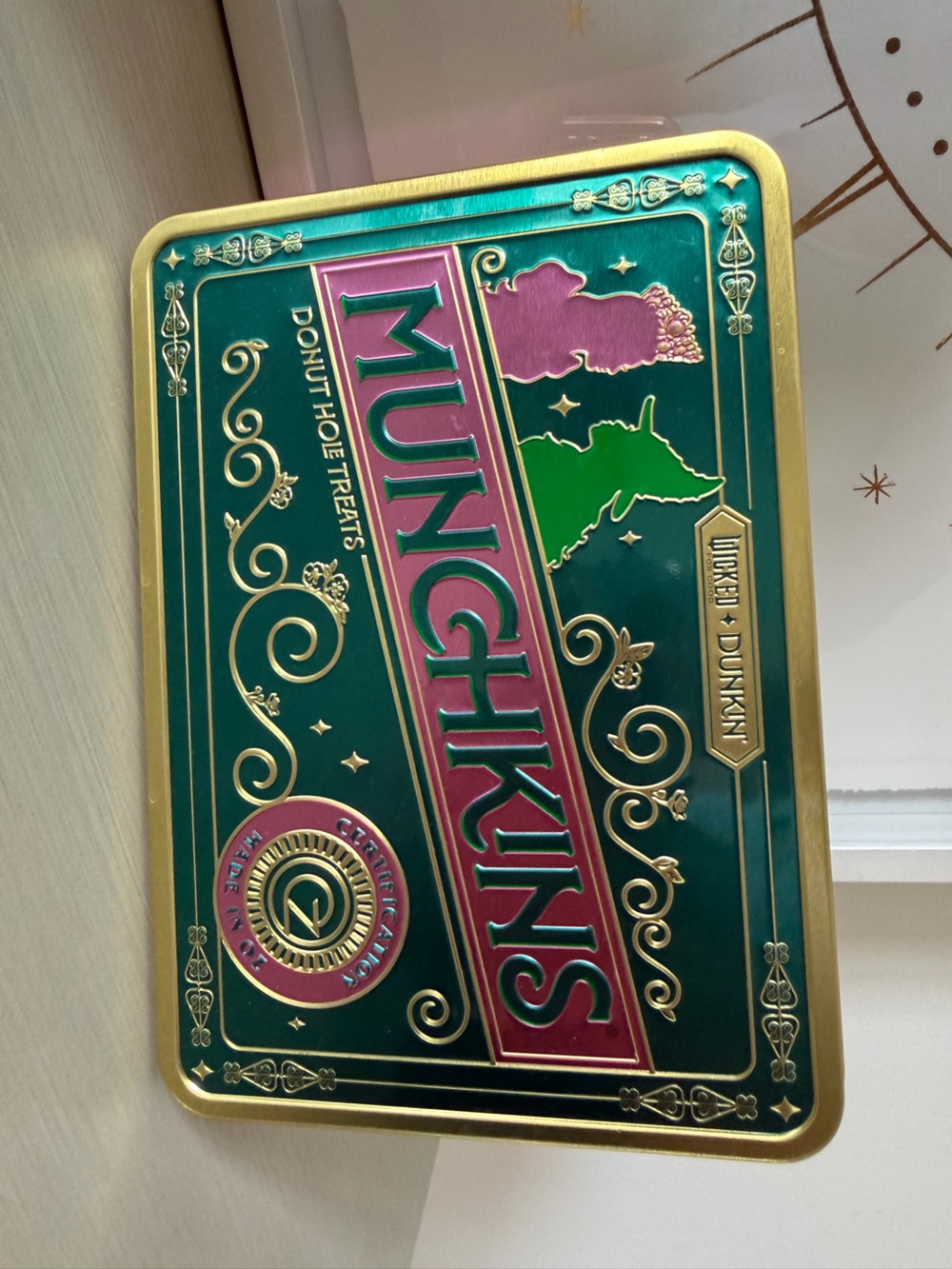 Wicked Dunkin Munchkins Tin